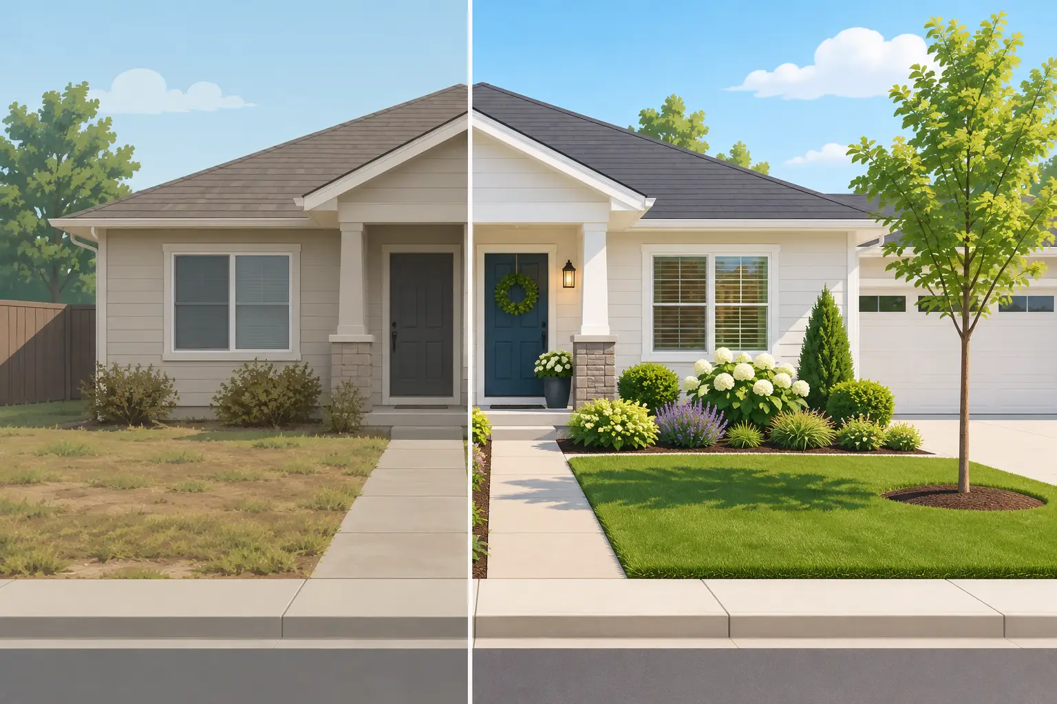Front Yard Curb Appeal Transformation Ideas